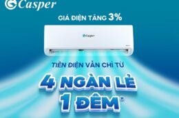 Vì sao điều hoà Casper GC-12IS33 12000BTU lại được người tiêu dùng ưa chuộng?