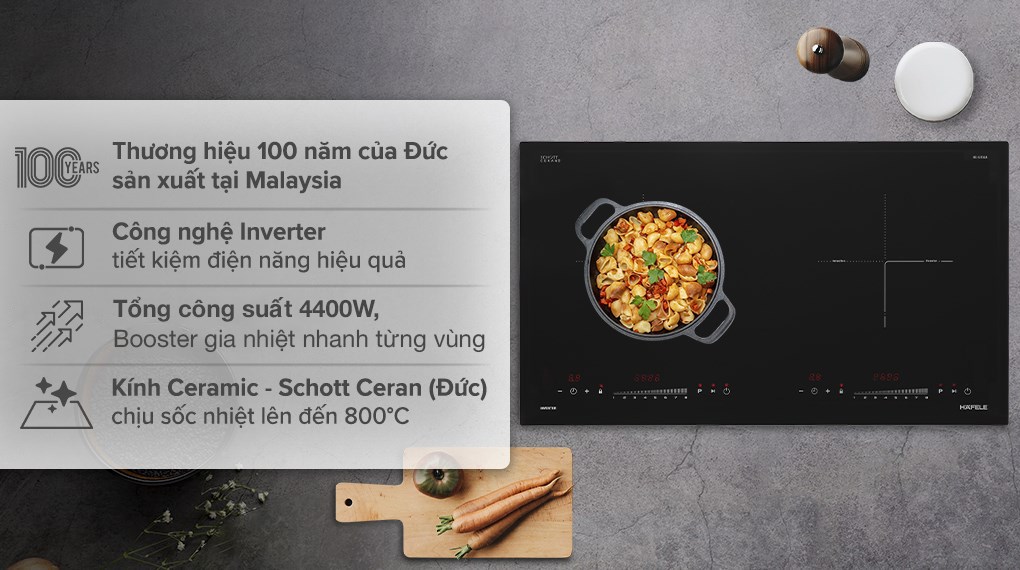 Bếp Từ Đôi Lắp Âm Hafele HC-I2732A