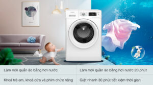 Máy Giặt Whirlpool Inverter 8kg FFB8458WV EU