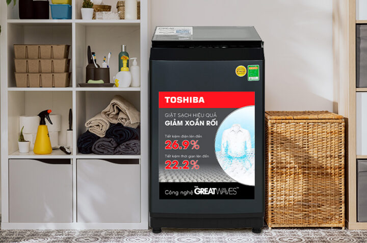 Máy giặt Toshiba AW-M1000FV(MK) 9kg- Chất lượng tuyệt vời trong tầm giá