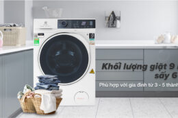 Máy giặt Sấy Electrolux Inverter EWW9024P5WB - sự lựa chọn tuyệt vời cho gia đình bạn