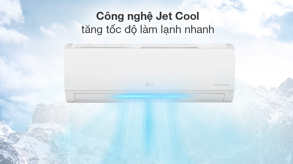 Điều hòa LG V10WIN làm lạnh siêu tốc, mang tới không gian mát lạnh sảng khoái tức thì