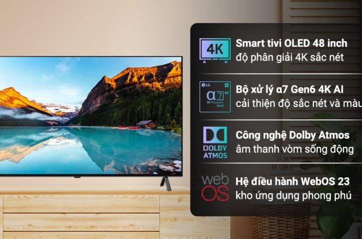 Tìm hiểu ưu, nhược điểm của Smart Tivi LG OLED OLED48A3PSA