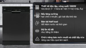 Máy Rửa Bát Hafele HDW-F60EB 14 Bộ