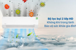 3 ưu điểm của điều hòa Midea MSMTII-10HRFN8 2 chiều