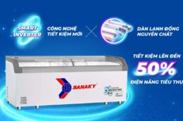 Khám phá tủ đông Sanaky 750 lít VH-1099K3A inverter
