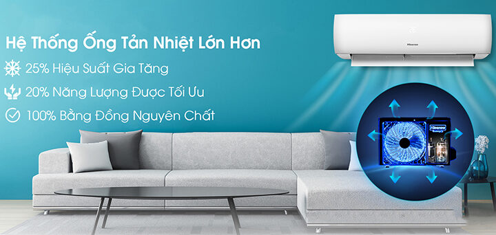 Sự hấp dẫn điều hòa Hisense 18000BTU AS-18TW4RGATU00 khiến nhu cầu tăng cao