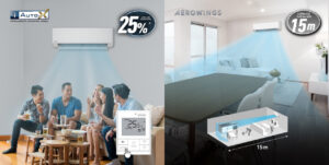 Điều Hòa Panasonic Inverter 9000BTU 1 Chiều CU/CS-U9ZKH-8