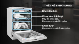 Máy Rửa Bát Bosch SMS8YCI03E 14 Bộ Series 8