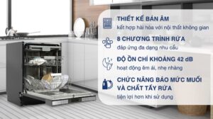 Máy Rửa Bát Hafele HDW-SI60AB 15 Bộ