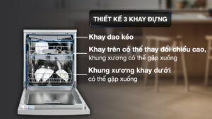 Máy Rửa Bát Bosch Wifi SMS2IVI61E 13 Bộ Series 2