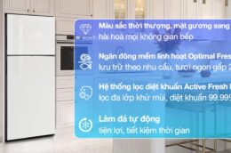 Những ưu điểm nổi bật của tủ lạnh Samsung BESPOKE RT38CB668412SV