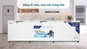 Tủ Đông Hòa Phát Funiki HPF AD61190.1 Dàn Đồng 3 Cánh 1190 Lít