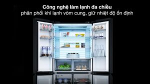 Tủ Lạnh Aqua Inverter Multi Door 660 Lít AQR-M727XA(GS)U1