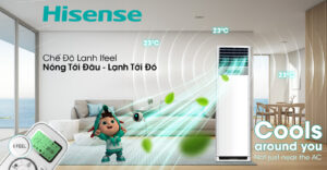 Điều Hòa Tủ Đứng Hisense 36000BTU 1 Chiều AUF-48CR6REMPA