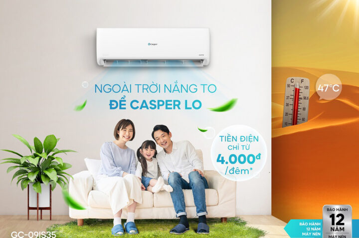 Điều hòa Casper 9000BTU GC-09IS35 có nên chọn mua hay không?