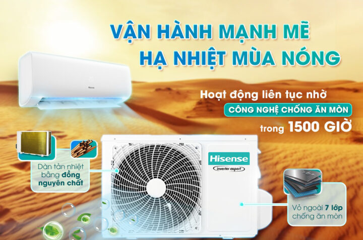 Giải nhiệt mùa hè, không lo tiền điện với điều hòa Hisense AS-18TW4RGATU00 1 chiều