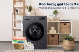 Khám phá những ưu điểm nổi trội của máy giặt LG FB1209S6M 9kg model mới