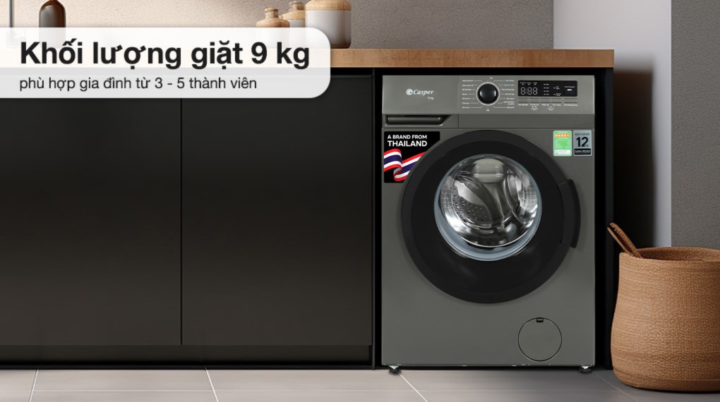 Máy giặt Casper 9Kg WT-E9NGR21 Máy giặt Casper 9Kg WT-E9NGR21