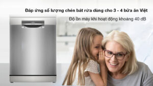 Máy Rửa Bát Bosch SMS6ECI11E 14 Bộ Series 6