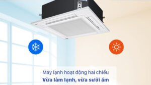 Điều Hòa Âm Trần Panasonic 34000BTU 2 Chiều Inverter S-3448PU3HB/U-34PZ3H5 1 Pha