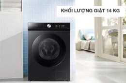 Máy giặt Samsung WW14BB944DGBSV 14kg: Khối lượng giặt lớn, tiết kiệm điện, giặt tối ưu