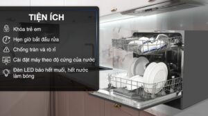 Máy Rửa Bát Hafele HDW-T5531B 8 Bộ