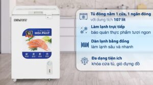 Tủ Đông Hòa Phát 107 Lít HPF AD6107.T1