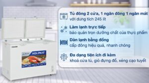 Tủ Đông Hòa Phát 245 Lít HPF BD6245.T1