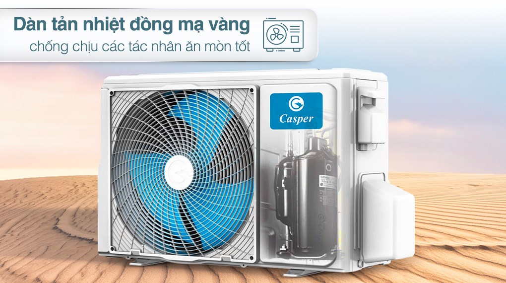 Điều hòa Casper 12000BTU TC-12IS35 hoạt động bền bỉ ngay cả trong điều kiện thời tiết khắc nghiệt