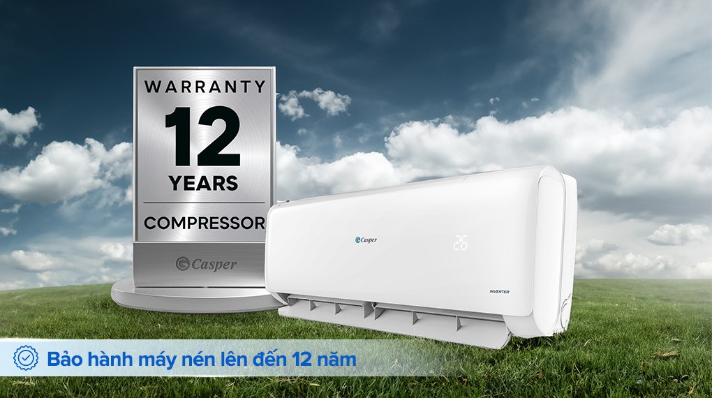 Điều hòa Casper Inverter TC-12IS36 vận hành êm ái, bền bỉ