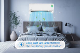 Gợi ý 3 mẫu điều hòa Inverter 24000BTU tiết kiệm điện, làm mát nhanh