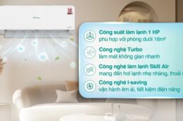 Mát lạnh cực đã, không lo giá điện với điều hòa Casper QC-12IS36