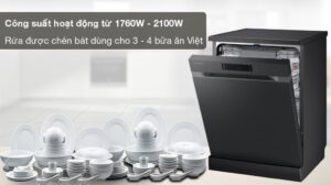 Máy Rửa Bát Samsung DW60CG550FSG/SV 14 Bộ