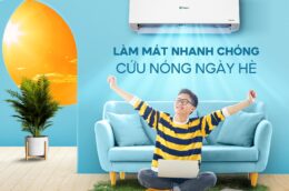 Nắng nóng gay gắt, lựa chọn ngay điều hòa Casper QC-09IS36 Inverter