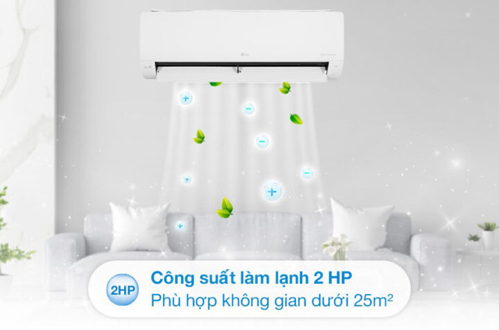 Nên mua điều hòa LG 18000BTU V18WIN1 cho phòng có diện tích bao nhiêu?