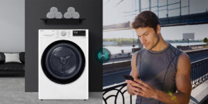 Máy Sấy Quần Áo LG Inverter 10.5Kg DVHP50W