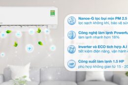 Tận hưởng không gian mát lạnh, trong lành, tiết kiệm điện với điều hòa Panasonic CU/CS-YZ12AKH-8