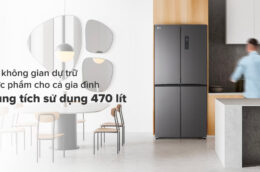 Thoải mái lưu trữ, không lo tiền điện với tủ lạnh LG GR-B50BL Inverter
