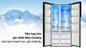 Tủ Lạnh Toshiba Side By Side Inverter 596 Lít GR-RS780WI-PGV(22)-XK