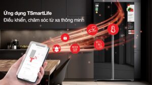 Tủ Lạnh Toshiba Side By Side Inverter 596 Lít GR-RS780WI-PGV(22)-XK