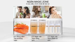 Tủ Lạnh Aqua Inverter Multi Door AQR-M466XA(CBC) 410 Lít