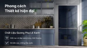 Tủ Lạnh Aqua Inverter Multi Door AQR-M560XA(GL) 469 Lít