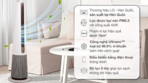 Máy Lọc Không Khí LG PuriCare AeroTower FS15GPBF0