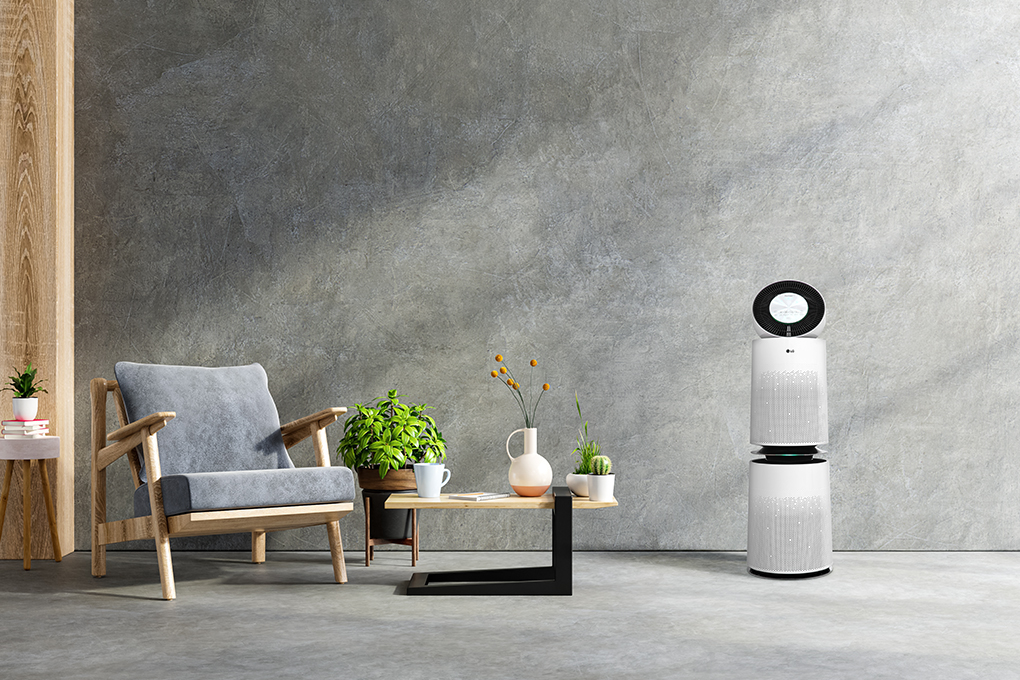 Máy Lọc Không Khí LG PuriCare 360 2 tầng AS10GDWH0