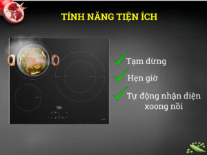 Bếp Từ Beko HII63402MT 3 Vùng Nấu Lắp Âm