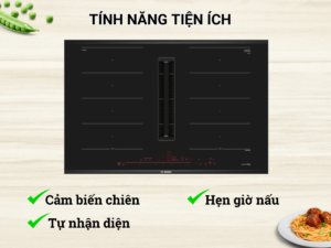 Bếp Từ Kết Hợp Hút Mùi Bosch PXX895D66E 4 Vùng Nấu Series 8