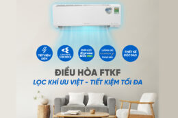 Điều hòa Daikin Inverter FTKF25XVMV: chuẩn lọc không khí, chuẩn tiết kiệm điện