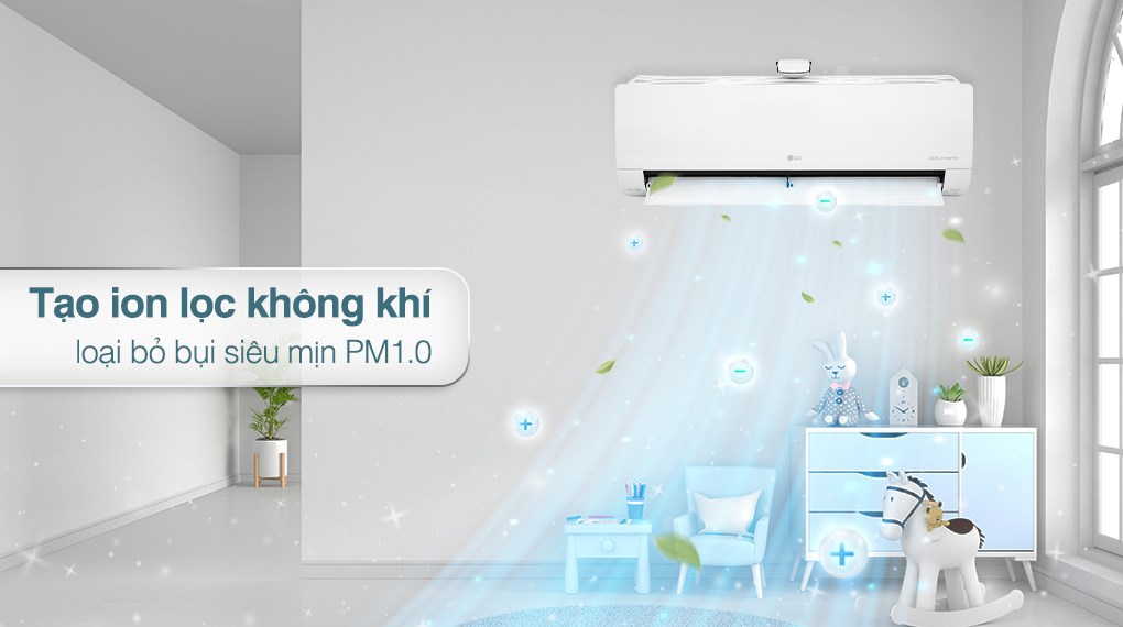 Bảo vệ sức khỏe với điều hòa LG V10APFP Inverter