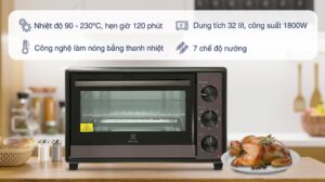 Lò Nướng Electrolux 32 Lít EOT3218XG